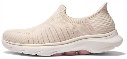 (Women) Skechers Slip-Ins 'Beige White' 125240-NTPK (Women) Skechers Slip-Ins 'Beige White' 125240-NTPK