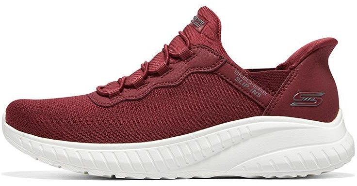women-skechers-slip-ins-red-white-117500-red