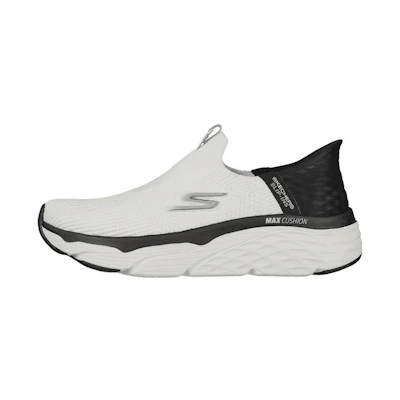 (W) Skechers Slip-ins Max Cushioning 'White Black'