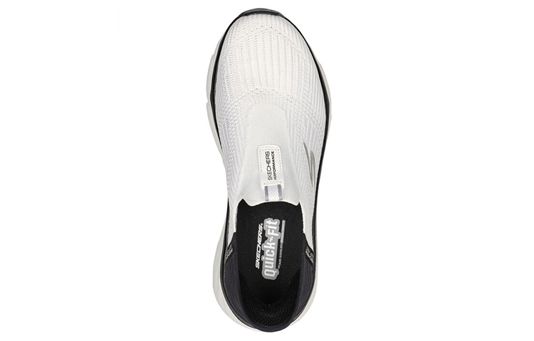(W) Skechers Slip-ins Max Cushioning 'White Black' 圖 4