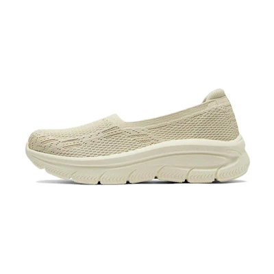 (W) Skechers Slip-On 'Beige'