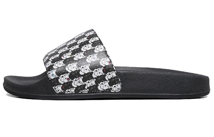 (Women) Skechers Slip-On 'Black and White Comfort' 113016-BKMT
