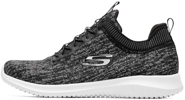 (Women) Skechers Slip-On 'Black Grey' 12831-BKGY (Women) Skechers Slip-On 'Black Grey' 12831-BKGY