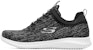 (W) Skechers Kasut Sarung 'Hitam Kelabu' 12831-BKGY