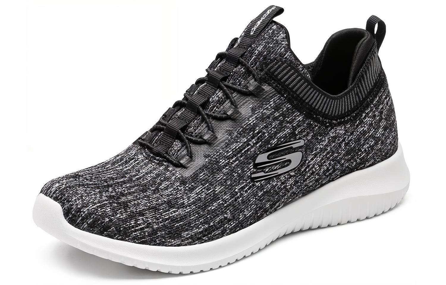Lookbook (W) Skechers Sin Cordones 'Negro Gris' 12831-BKGY