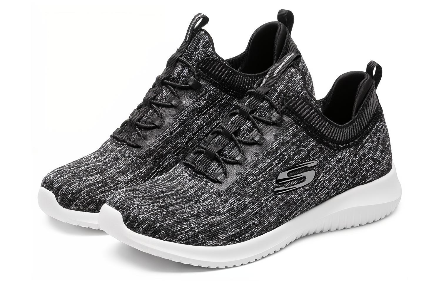 Shop (W) Skechers Sin Cordones 'Negro Gris' 12831-BKGY