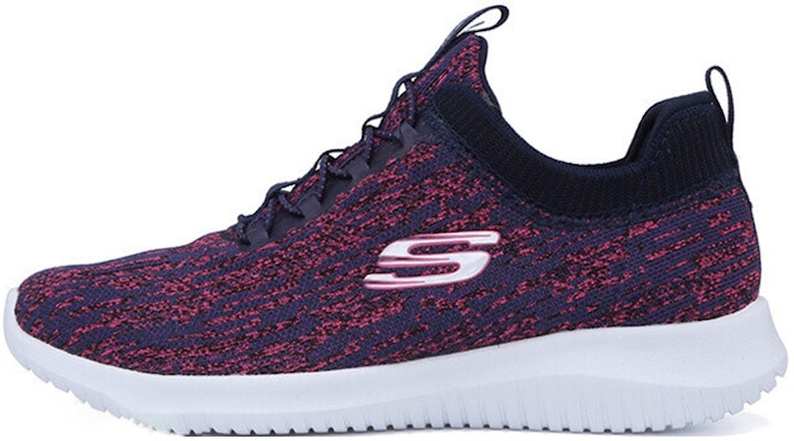 (Women) Skechers Slip-On 'Blue Pink' 12831-NVPK Buy (Women) Skechers Slip-On 'Blue Pink' 12831-NVPK