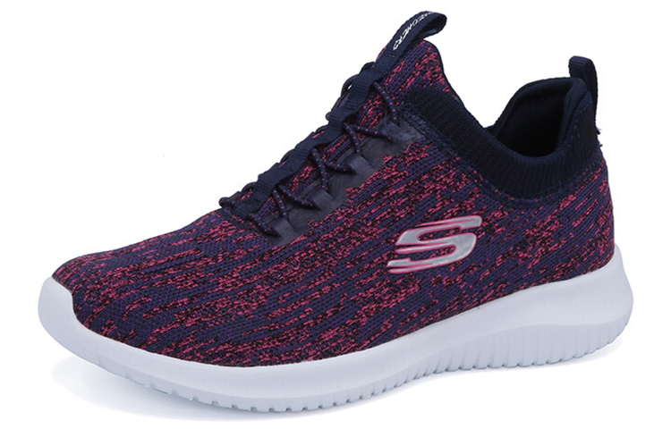 Order Skechers 透氣一腳蹬運動休閒鞋 女款 藍粉