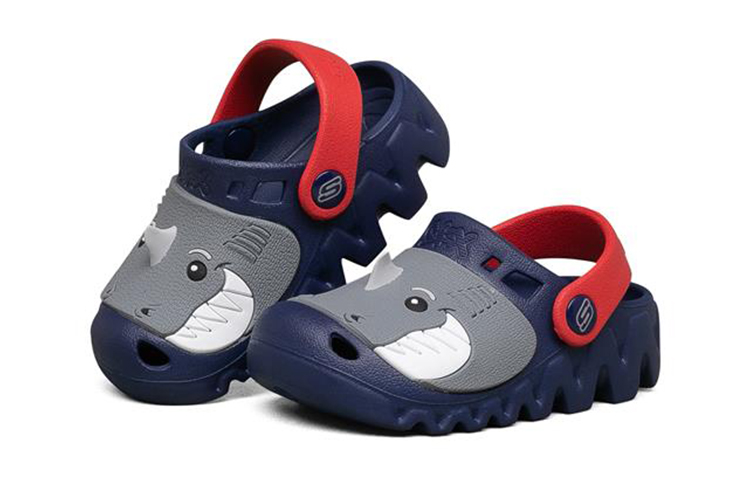 Lookbook (Women) Skechers Slip-On 'Blue Red' 400074N-NVRD