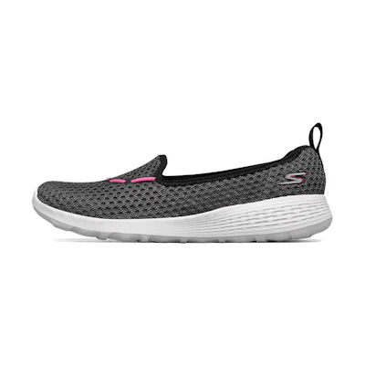 (W) Skechers Slip-On 'Breathable Mesh Black'