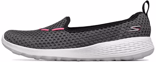 (Women) Skechers Slip-On 'Breathable Mesh Black' 667050-BKPK (Women) Skechers Slip-On 'Breathable Mesh Black' 667050-BKPK