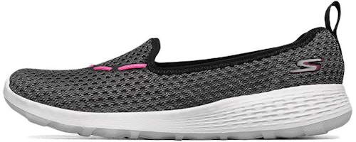 (Women) Skechers Slip-On 'Breathable Mesh Black' 667050-BKPK (Women) Skechers Slip-On 'Breathable Mesh Black' 667050-BKPK