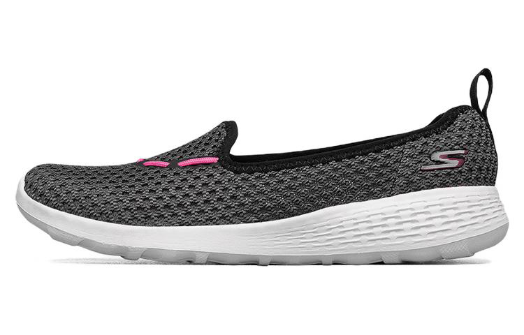 (Women) Skechers Slip-On 'Breathable Mesh Black' 667050-BKPK