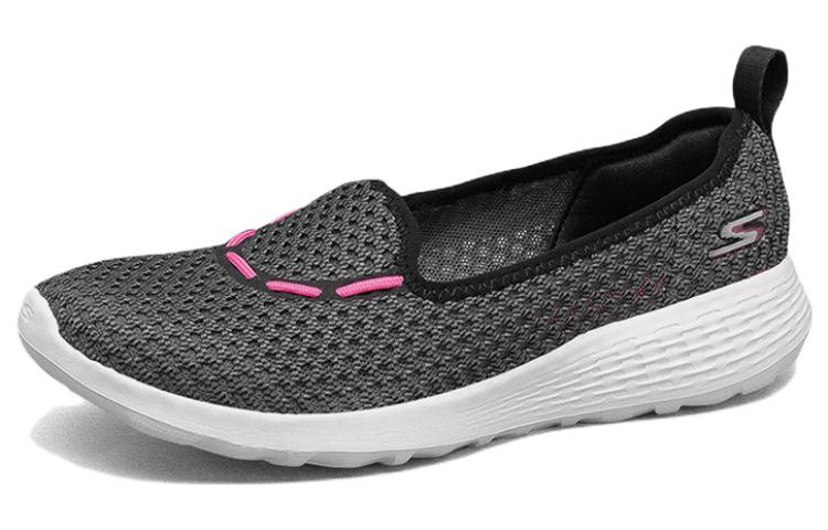 Lookbook (Women) Skechers Slip-On 'Breathable Mesh Black' 667050-BKPK