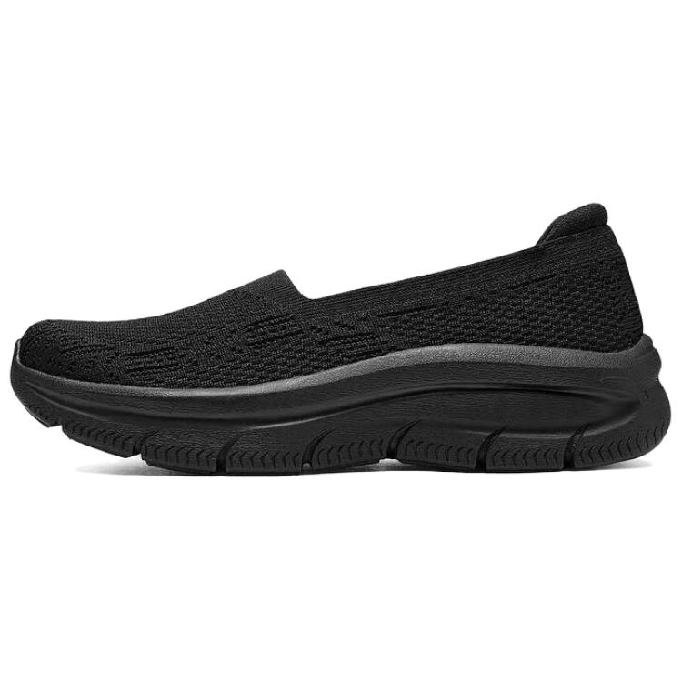 (Women) Skechers Slip-On 'Comfort Black' 158585-BBK