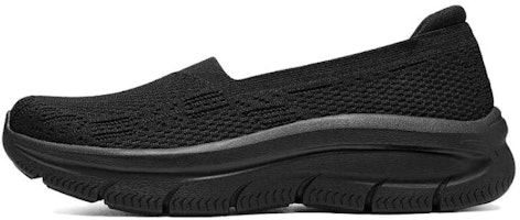 (Women) Skechers Slip-On 'Comfort Black' 158585-BBK (Women) Skechers Slip-On 'Comfort Black' 158585-BBK