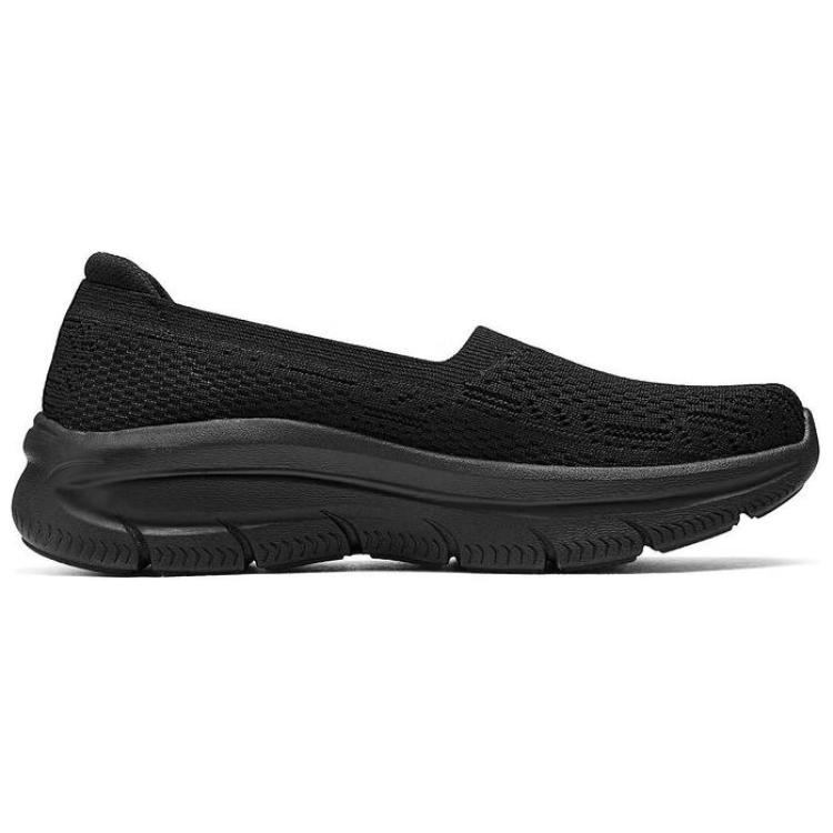 Order (W) 스케쳐스 슬립온 '컴포트 블랙' (Skechers Slip-on 'Comfort Black') 158585-BBK