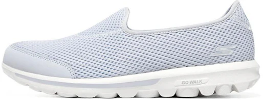 (Women) Skechers Slip-On 'Grey Blue' 124979-LTBL (Women) Skechers Slip-On 'Grey Blue' 124979-LTBL