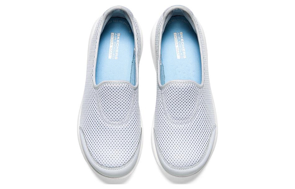 Lookbook (W) Skechers Slip-On 'Kelabu Biru' 124979-LTBL