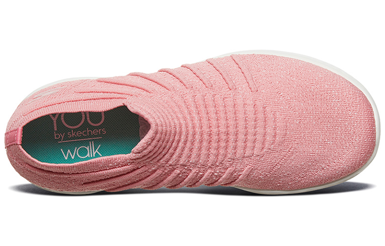 Lookbook (W) 스케쳐스 통기성 핑크 메쉬 슬립온 (Skechers breathable pink mesh slip-on) 14961-PNK