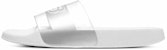 (Women) Skechers Slip-On 'Simplified Comfort Silver White' 8730045-WSL