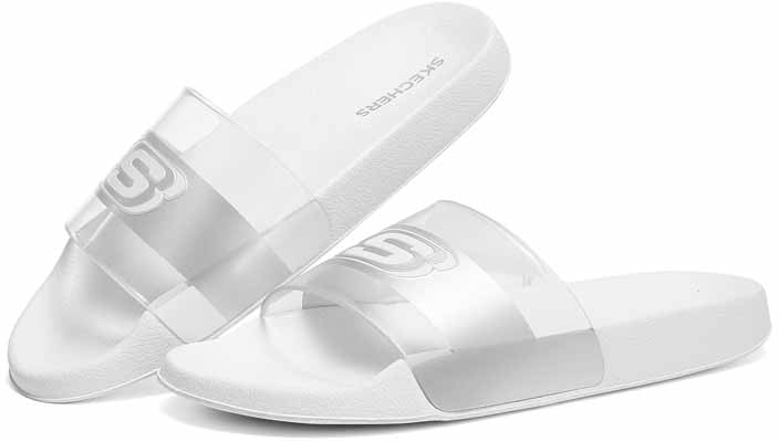 (W) Skechers Slip-On 'Kenyamanan Sederhana Perak Putih' 8730045-WSL Lookbook (W) Skechers Slip-On 'Kenyamanan Sederhana Perak Putih' 8730045-WSL