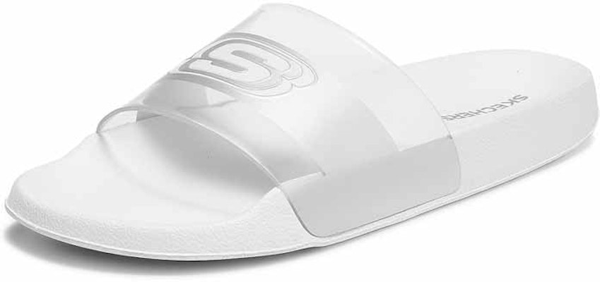 (W) Skechers Slip-On 'Kenyamanan Sederhana Perak Putih' 8730045-WSL Shop (W) Skechers Slip-On 'Kenyamanan Sederhana Perak Putih' 8730045-WSL