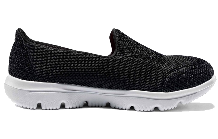 Order (W) Skechers Slip-On Décontractées ''Noir Respirant'' 15765-BKW