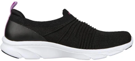 Order (W) Skechers Slip-On Rendah 'Hitam Putih' 104339-BKW