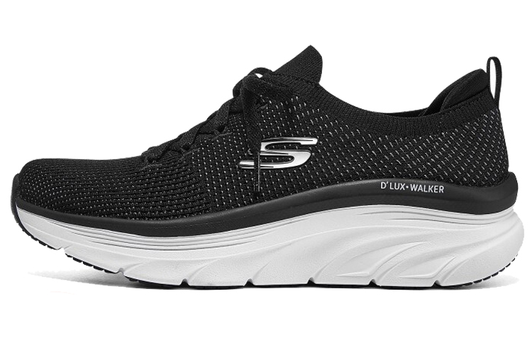 (Women) Skechers Slip-On Sneaker 'Black Fashion' 149311-BKW