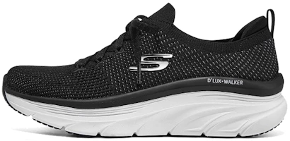 (Women) Skechers Slip-On Sneaker 'Black Fashion' 149311-BKW (Women) Skechers Slip-On Sneaker 'Black Fashion' 149311-BKW
