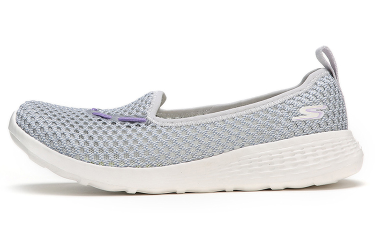 (Women) Skechers Slip-On Sneaker 'Grey Blue' 667050-GYLV