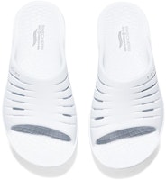 (W) Skechers 白色透气一脚蹬 休闲鞋 141706-WGY Shop (W) Skechers 白色透气一脚蹬 休闲鞋 141706-WGY