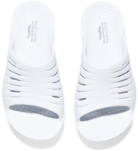 (W) Skechers 白色透气一脚蹬 休闲鞋 141706-WGY Shop (W) Skechers 白色透气一脚蹬 休闲鞋 141706-WGY