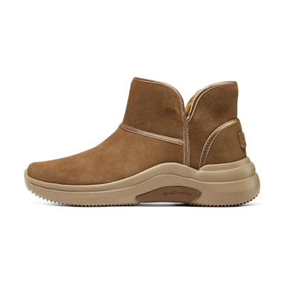 (W) Skechers Slip-On Snow Boots 'Brown'