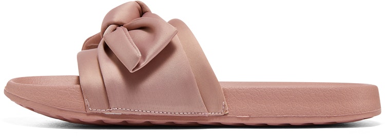 women-skechers-slip-on-sport-flat-slides-pink-bow-31533-ros