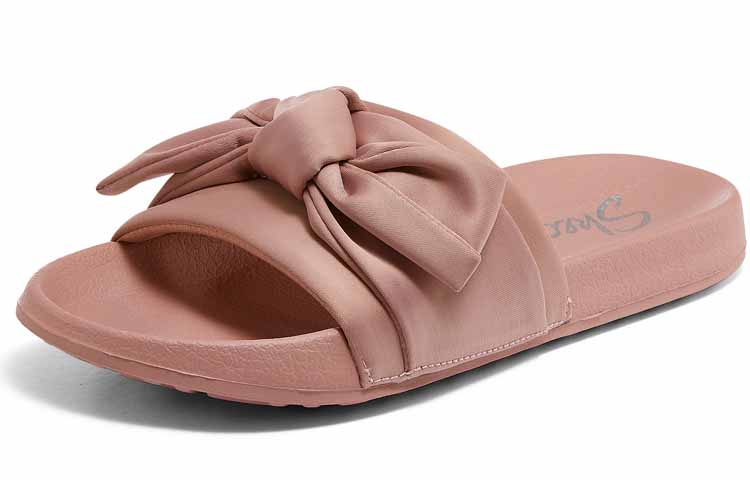 (W) Skechers Slip-On Sport Flat Slides 'Pink Bow' 圖 4