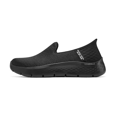 (W) Skechers Slip Ins 'Black Low-Top Lifestyle'