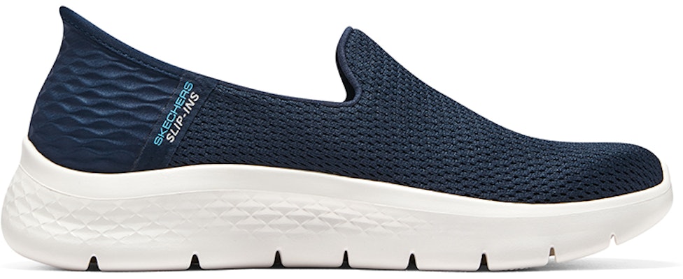 (Women) Skechers Slip Ins 'Blue White' 124963-NVY Order (Women) Skechers Slip Ins 'Blue White' 124963-NVY