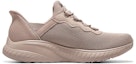 Order (W) Skechers Slip-ins Bobs Sport Squad Chaos 'Wonder Mauve' Wanita 117500-TAN