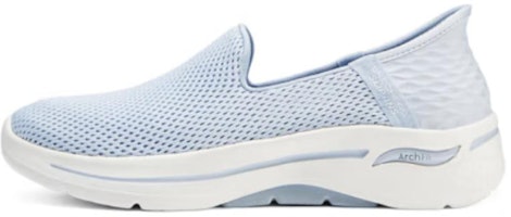 (Women) Skechers Slip Ins 'Light Blue' 124879-LTBL (Women) Skechers Slip Ins 'Light Blue' 124879-LTBL