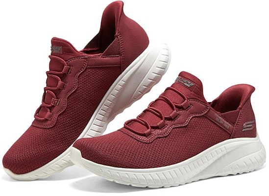 (Women) Skechers Slip-ins Bobs Sport Squad Chaos 'Red' 117500-RED Lookbook (Women) Skechers Slip-ins Bobs Sport Squad Chaos 'Red' 117500-RED