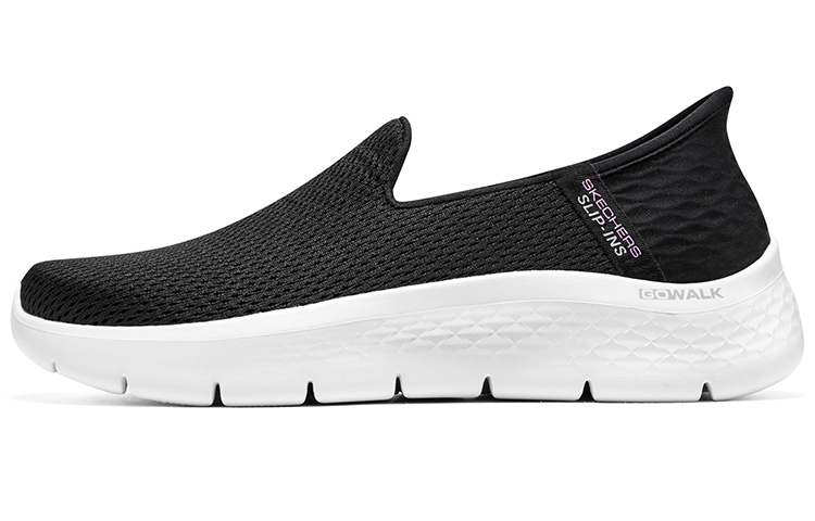 (Women) Skechers GO WALK Flex 'Relish - Black White' 124963-BKW