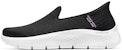 (W) Skechers GO WALK Flex 'Relish - Hitam Putih' 124963-BKW