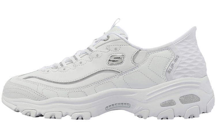 (W) Skechers D'Lites 'White Silver'