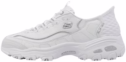 (Women) Skechers D'Lites 'White Silver' 150031-WSL (Women) Skechers D'Lites 'White Silver' 150031-WSL