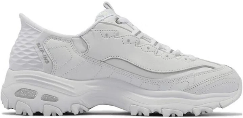 (W) Skechers D'Lites 'Blanco Plata' 150031-WSL Order (W) Skechers D'Lites 'Blanco Plata' 150031-WSL
