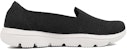 (W) Kasut Skechers Slip-On 'Hitam Putih' 15755-BKW