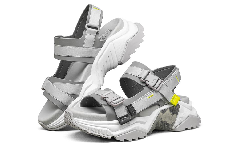 Lookbook (W) Skechers Smart Block Sandal 'Fesyen Kasual Kelabu' 133204-GRY