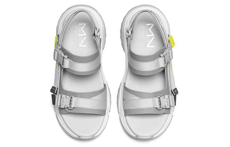 Shop (W) Skechers Smart Block Sandal 'Fesyen Kasual Kelabu' 133204-GRY